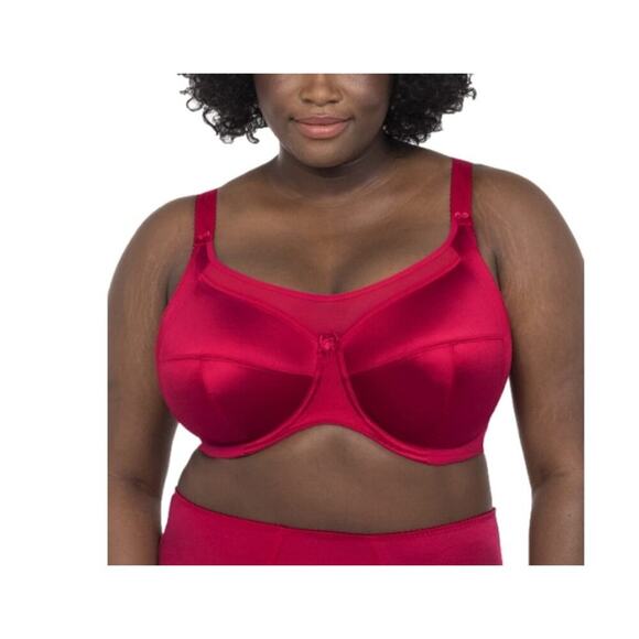 Goddess Keira Banded Underwire full coverage Bra Crimson 36H NWT - Picture 1 of 4